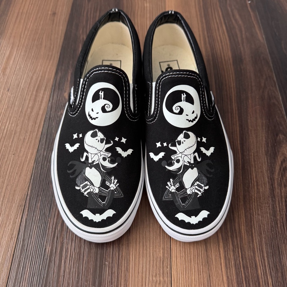 Vans Nightmare Before Christmas Slip-On Shoes Size 8 - Picture 2 of 8